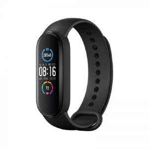 Bratara fitness Xiaomi Mi Band 5, Android/iOS, neagra, BHR4218PO