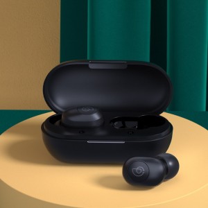 Casti In-Ear Xiaomi, Haylou GT2S, Wireless, Bluetooth 5.0, TWS, IPX5, autonomie pana la 4 ore, Negru