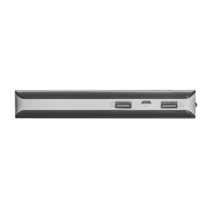 Acumulator extern Trust Primo Powerbank 10000 mAh, 2x USB, lanterna LED, Negru