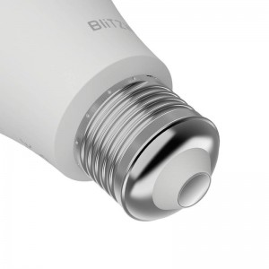 Bec LED inteligent BlitzWolf BW-LT29, Wi-FI, Android & IOS, E27, consum 9W, 850 lm, lumina calda-rece 2700-6500K, Alb