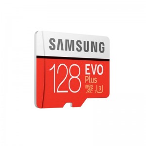 Card memorie Samsung 128GB MicroSDXC EVO Plus, microSD, UHS-1 (U3), 4K, Clasa 10 + Adaptor SD