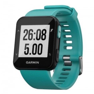 Ceas inteligent Garmin Forerunner 30, GPS, display 128 x 128 pixels, Android/iOS, Turquoise